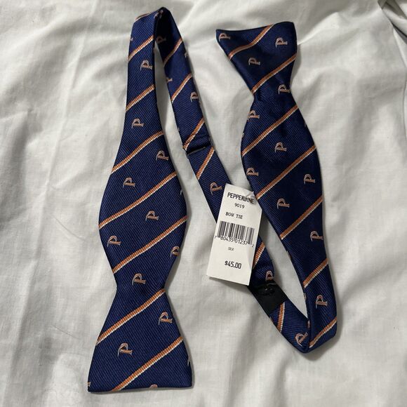 New PEPPERDINE University Men’s Adjustolox Silk BowTie Bow Tie - Picture 10 of 16